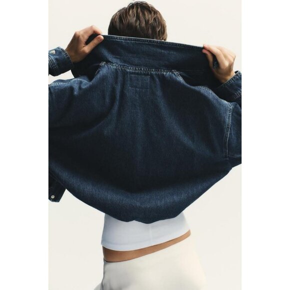 ZARA TRF DENIM JACKET - Picture 7 of 11